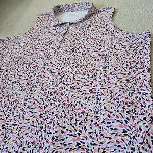 Penningtons Active Zone Sleeveless Performance Polo Womens Size 3X